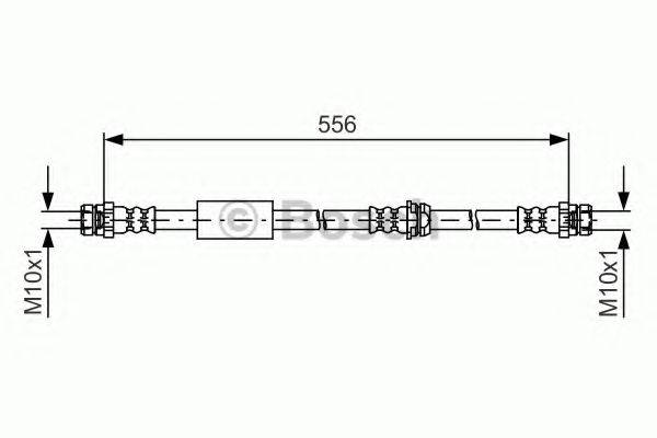 Гальмівний шланг BOSCH 1 987 481 593