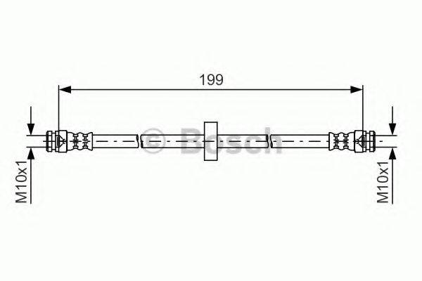 Гальмівний шланг BOSCH 1 987 481 607