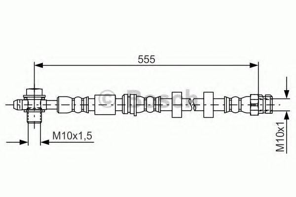Гальмівний шланг BOSCH 1 987 481 694
