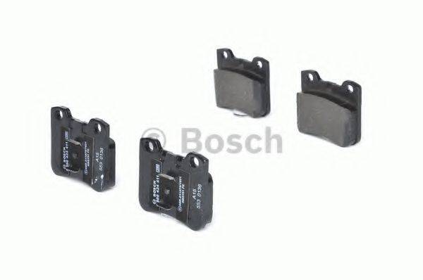 Комплект гальмівних колодок, дискове гальмо BOSCH 0 986 424 411