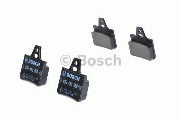 Комплект гальмівних колодок, дискове гальмо BOSCH 0 986 460 958