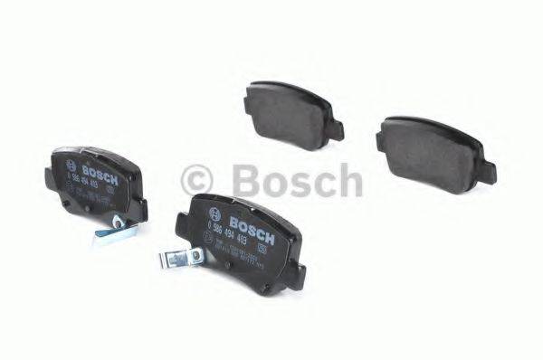 Комплект гальмівних колодок, дискове гальмо BOSCH 0 986 494 403