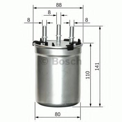 Паливний фільтр BOSCH F 026 402 834