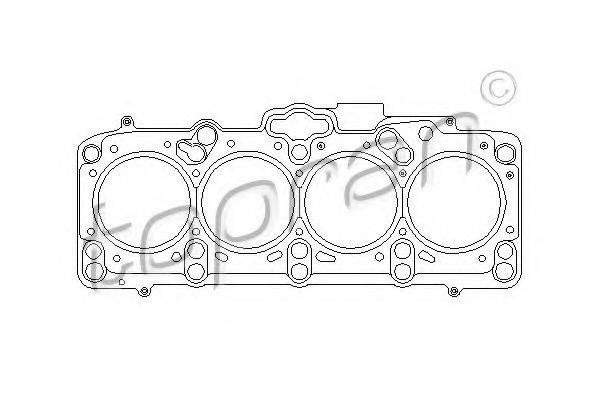 Прокладка, головка циліндра TOPRAN 109 358