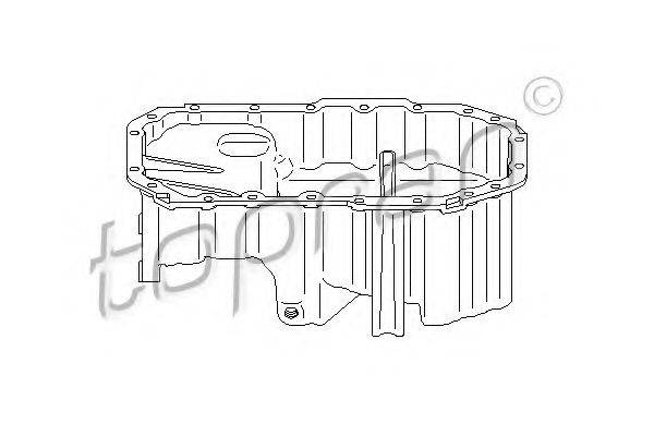 Масляний піддон TOPRAN 112 344