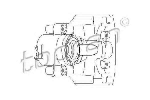 гальмівний супорт TOPRAN 110 289