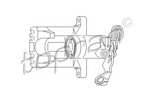 гальмівний супорт TOPRAN 110 284