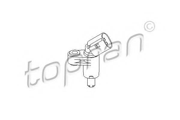 Датчик, частота обертання колеса TOPRAN 109 753