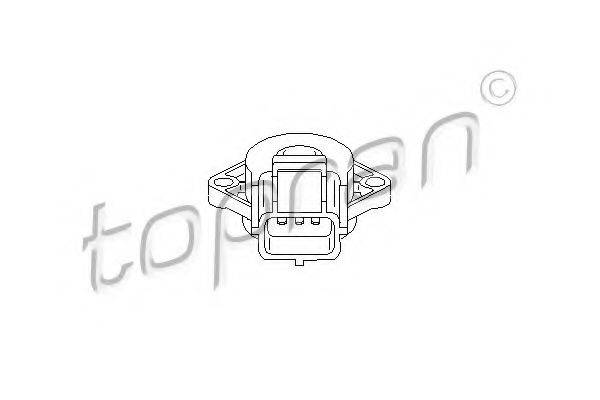 Датчик, положення дросельної заслінки TOPRAN 301 903