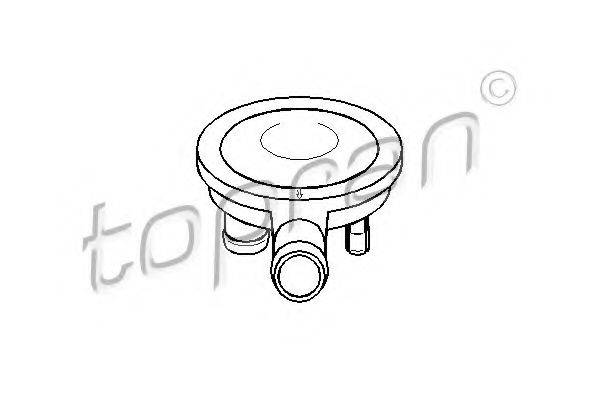 Клапан, відведення повітря з картера TOPRAN 113 329