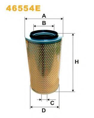 Повітряний фільтр WIX FILTERS 46554E