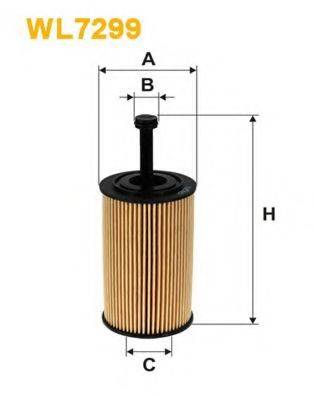 Масляний фільтр WIX FILTERS WL7299