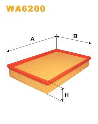 Повітряний фільтр WIX FILTERS WA6200