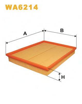 Повітряний фільтр WIX FILTERS WA6214