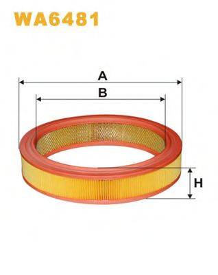 Повітряний фільтр WIX FILTERS WA6481