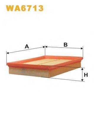 Повітряний фільтр WIX FILTERS WA6713