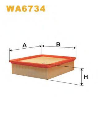 Повітряний фільтр WIX FILTERS WA6734