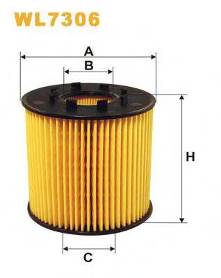 Масляний фільтр WIX FILTERS WL7306