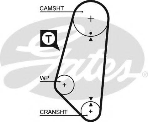 Ремінь ГРМ GATES 5400