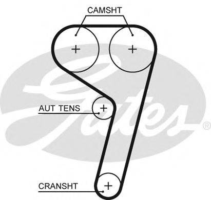 Ремінь ГРМ GATES 5669XS