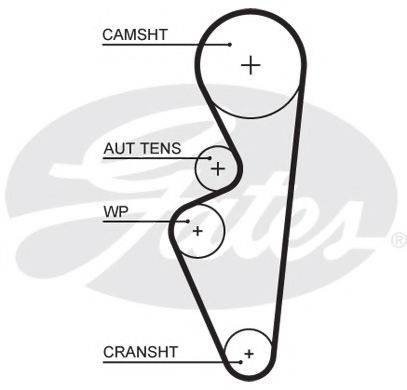 Ремінь ГРМ GATES 5670XS