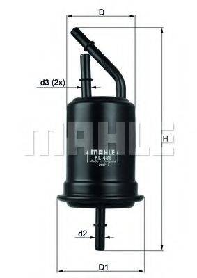 Паливний фільтр KNECHT KL 488