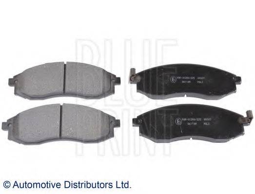 Комплект гальмівних колодок, дискове гальмо BLUE PRINT ADC44263