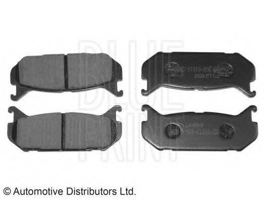 Комплект гальмівних колодок, дискове гальмо BLUE PRINT ADM54293