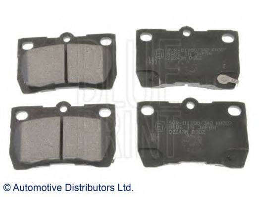 Комплект гальмівних колодок, дискове гальмо BLUE PRINT ADT342178