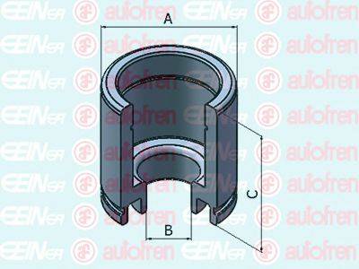 Поршень, корпус скоби гальма AUTOFREN SEINSA D025376