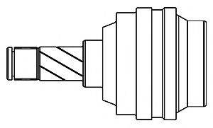 Шарнірний комплект, приводний вал GSP 644003