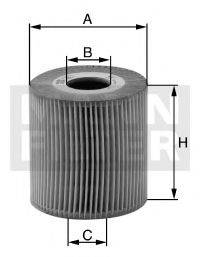 Масляний фільтр MANN-FILTER HU 6011 z