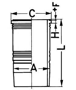 Гільза циліндра KOLBENSCHMIDT 89396110