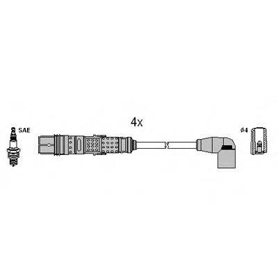 Комплект дротів запалення HITACHI 134961