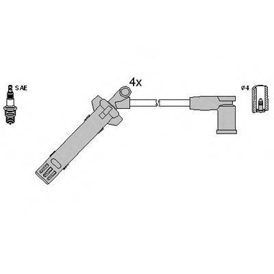 Комплект дротів запалення HITACHI 134966