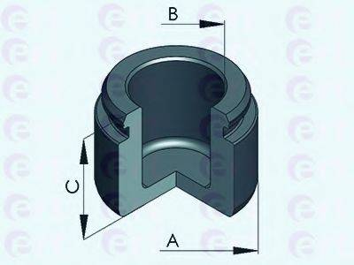 Поршень, корпус скоби гальма ERT 151286-C