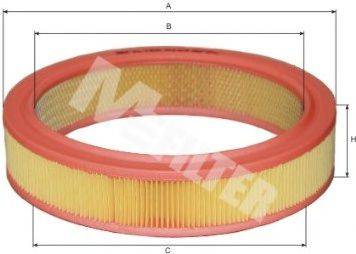 Повітряний фільтр MFILTER A 123