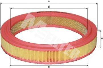 Повітряний фільтр MFILTER A 386