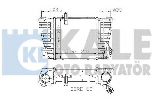 Інтеркулер KALE OTO RADYATOR 243400