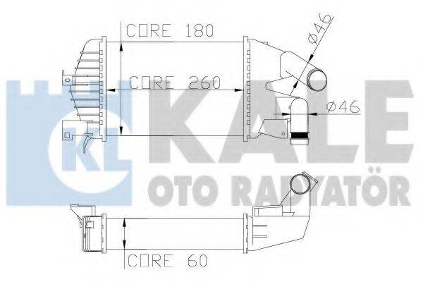 Інтеркулер KALE OTO RADYATOR 345800