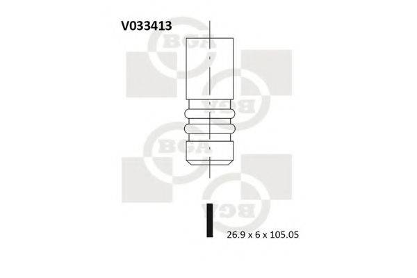 Впускний клапан BGA V033413