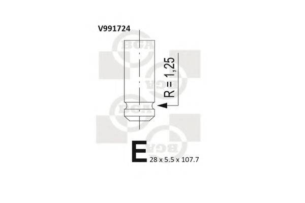 Випускний клапан BGA V991724