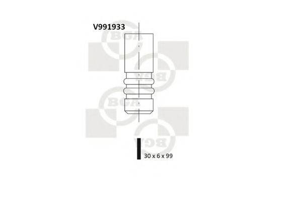 Впускний клапан BGA V991933