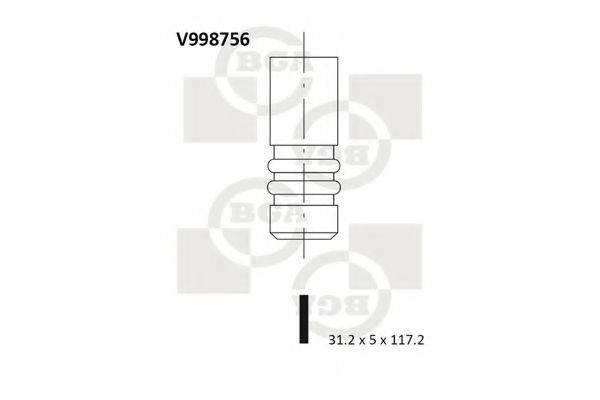 Впускний клапан BGA V998756