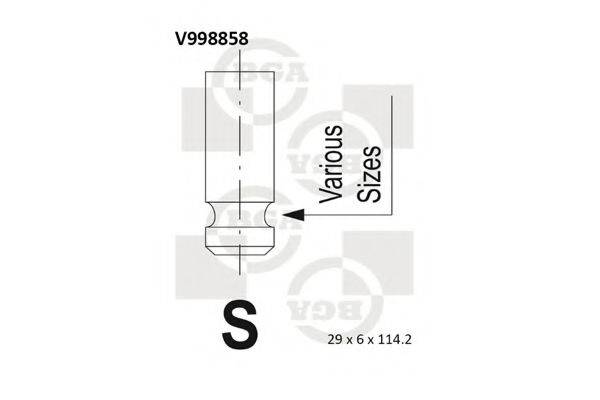 Випускний клапан BGA V998858