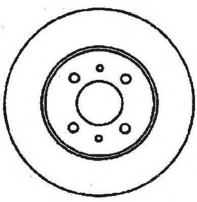 гальмівний диск JURID 561469JC