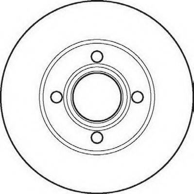 гальмівний диск JURID 561691JC
