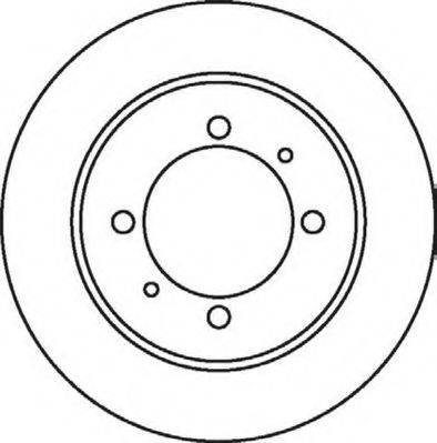 гальмівний диск JURID 562059JC