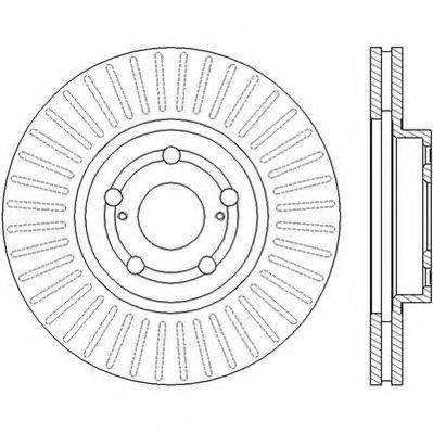 гальмівний диск JURID 562453JC