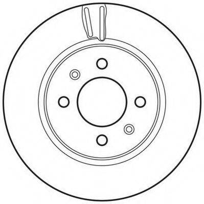 гальмівний диск JURID 562796JC